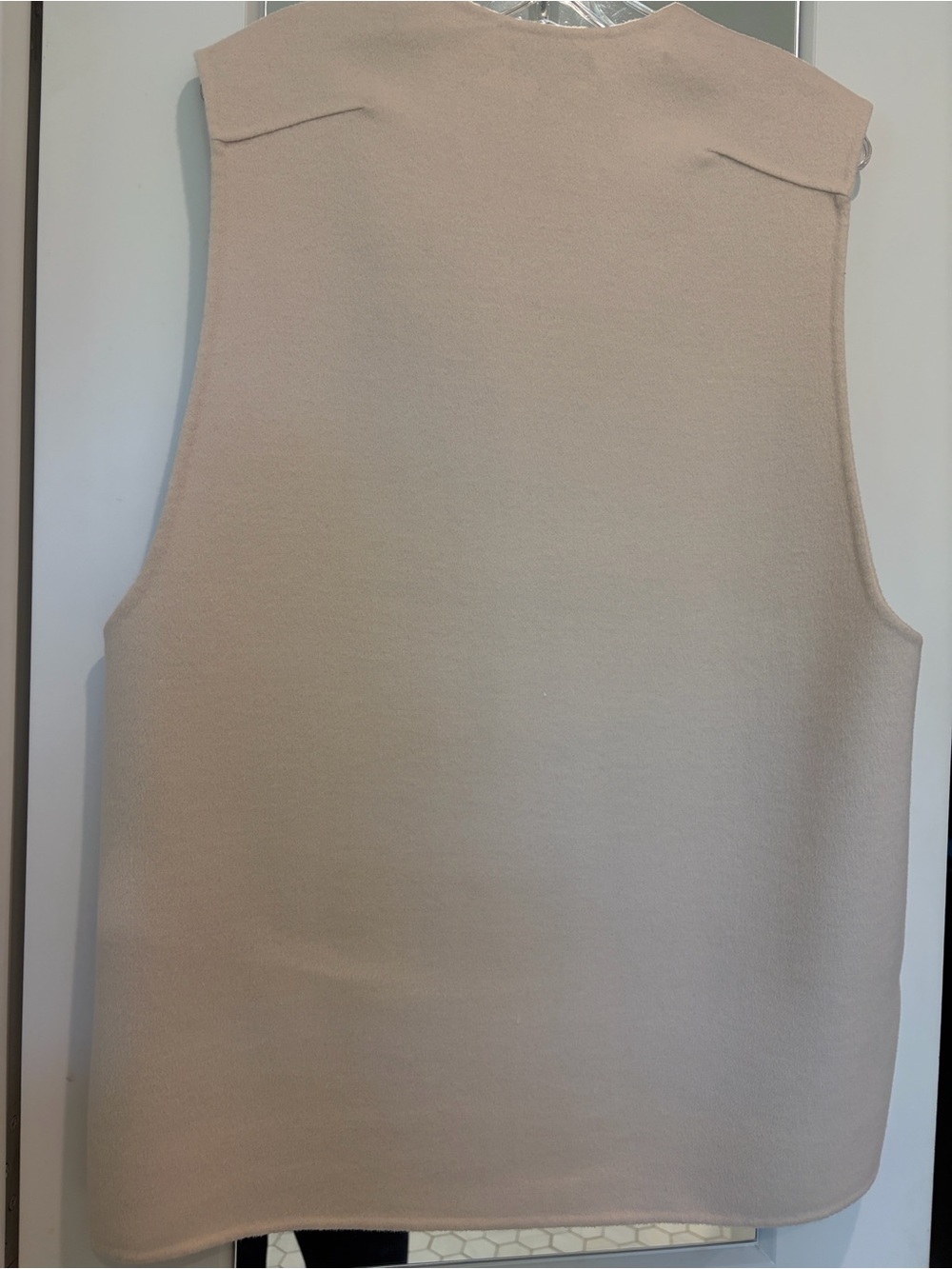 COS Cream V-Neck Sleeveless Wool vest tunic size 6 - Picture 2 of 8